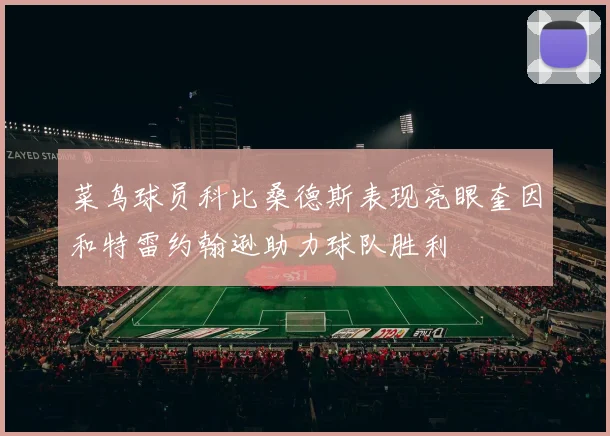 菜鸟球员科比桑德斯表现亮眼奎因和特雷约翰逊助力球队胜利